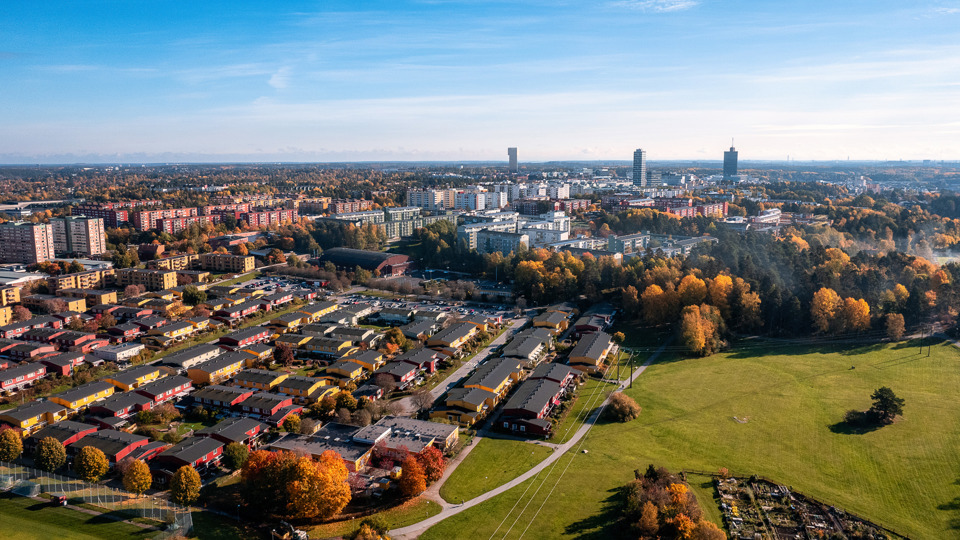 Översiktsbild över stadsdelen Järva.